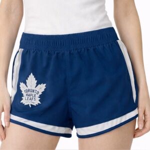 Toronto Maple Leafs NHL Athletic Shorts Blue XL Hockey Fan Gym Running